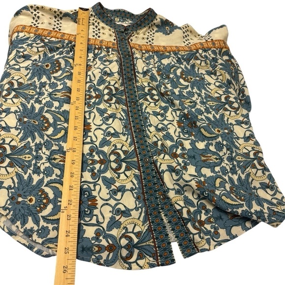 Anthropologie Floral Button Down Top Women’s Size Small - Picture 13 of 13